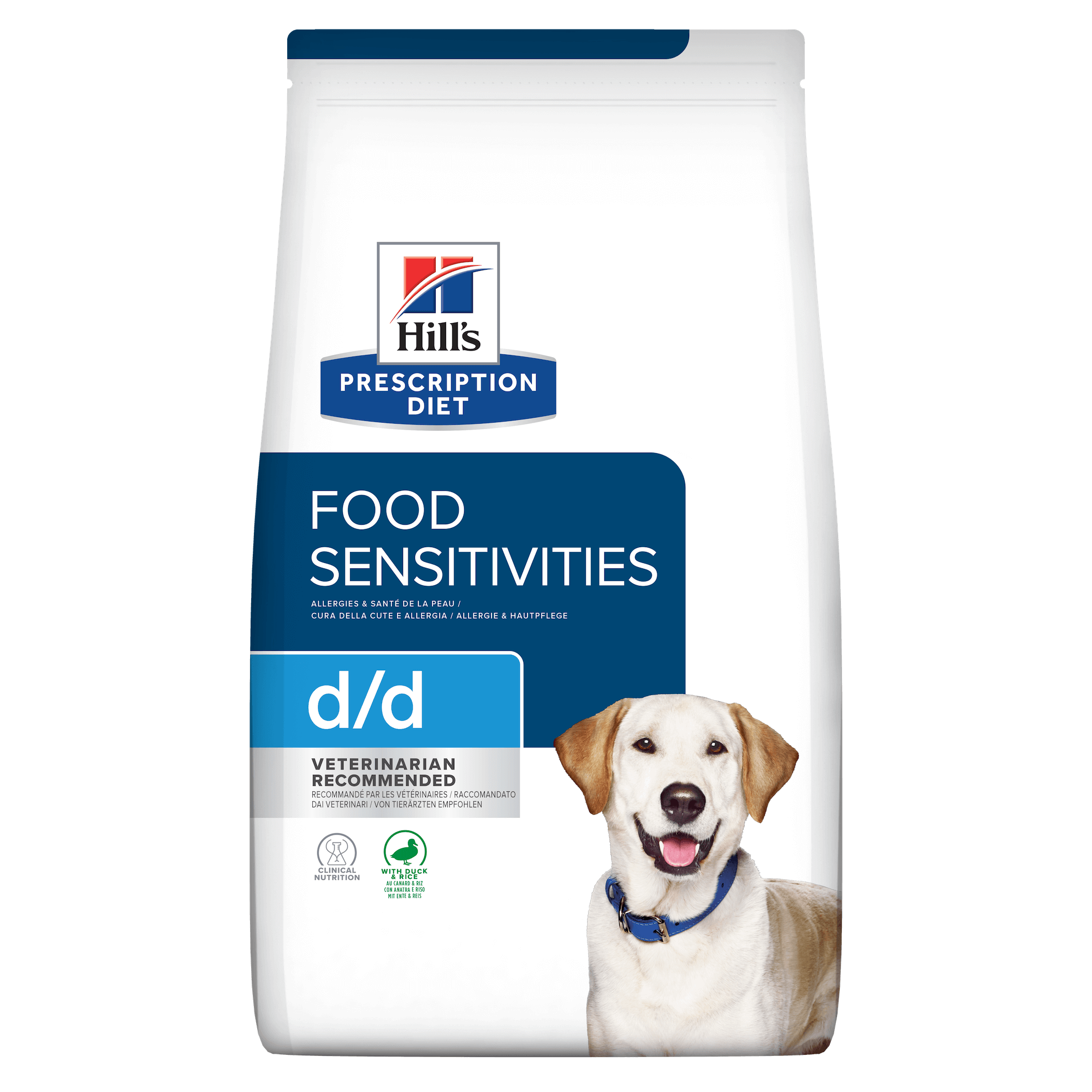 Hill's Prescription Diet d/d Trockenfutter für Hunde mit Ente und Reis bei Futtermittelempfindlichkeiten