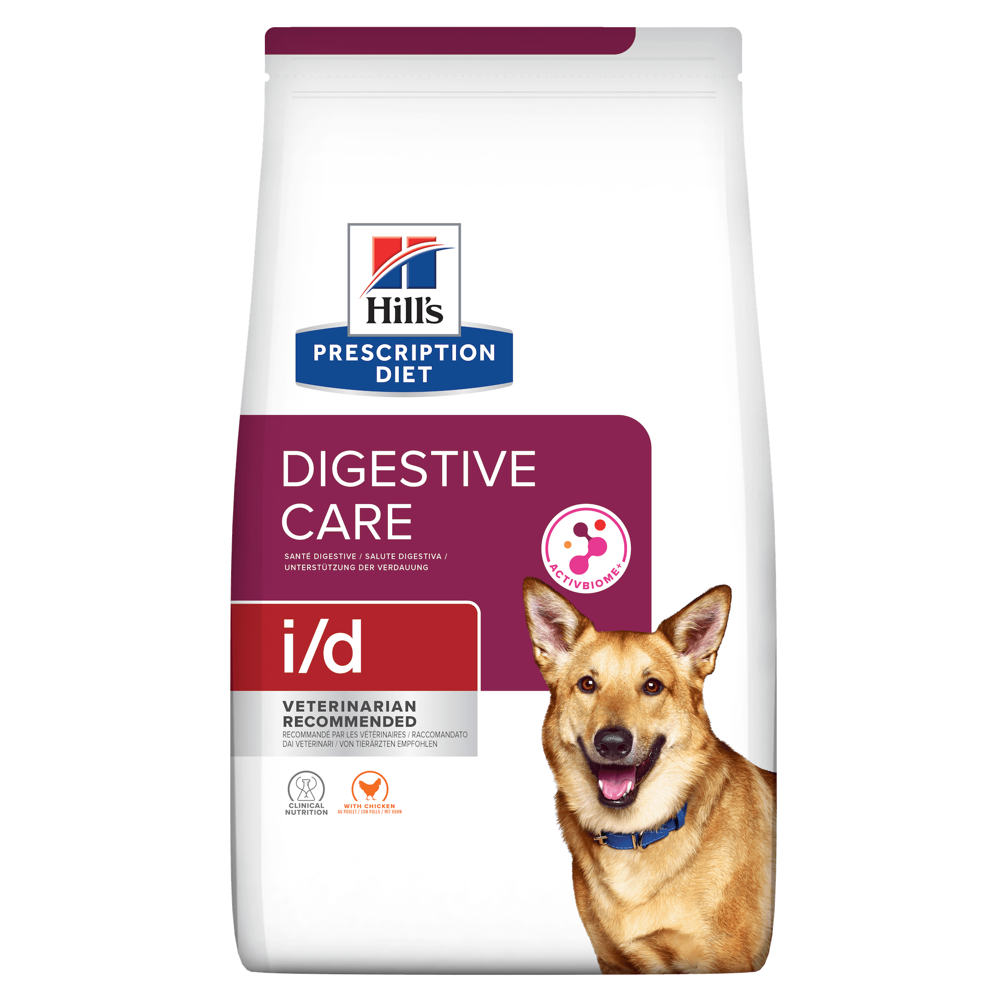 Hill's Prescription Diet i/d Trockenfutter für Hunde mit Huhn zur Unterstützung der Verdauung